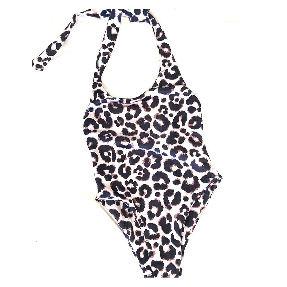 Leopard High Waist Swimsuit by PrettyLittleThing